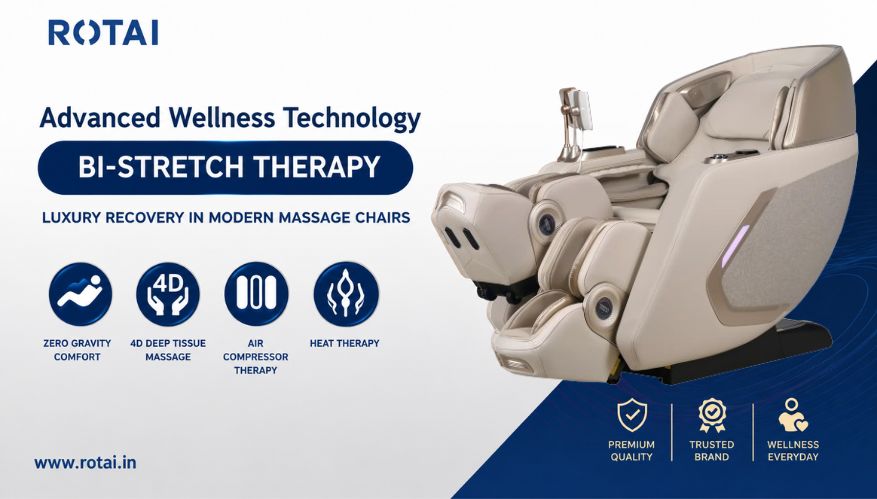 Bi-Stretch Therapy: The Luxury Recovery Technology in Modern Massage Chairs 1 Bi-Stretch Therapy Massage chair